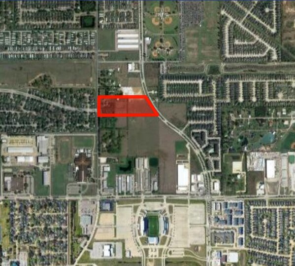 The Katy Fort Bend Business Park, now under construction, will sit just north of Legacy Stadium and the Academy Sports Complex.